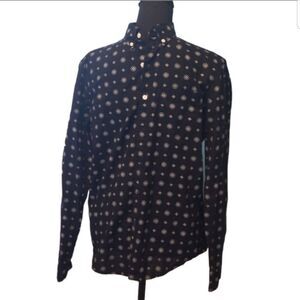 American Eagle Outfitters long sleeve cotton button down shirt men's Small